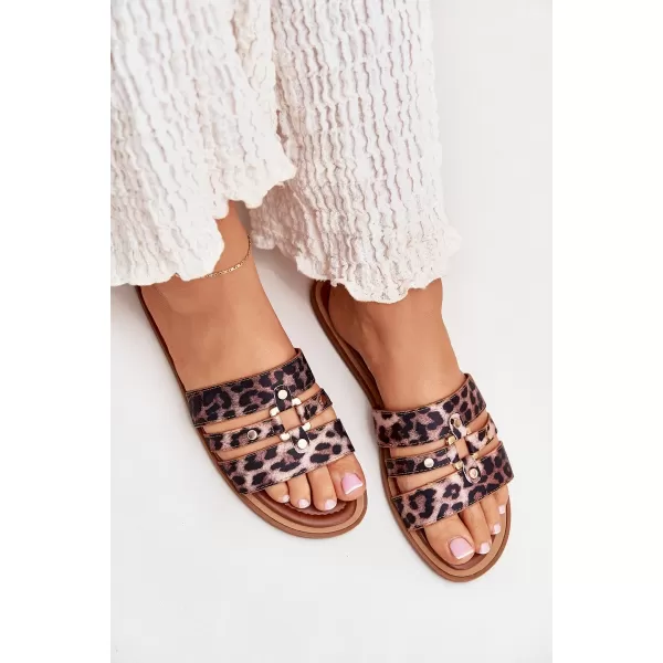  Damenhausschuhe BOTO NOROTI 37941 LEOPARD 