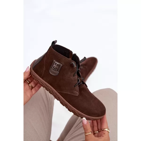  Damenschuhe ZAZOO 30072 SCHOKOLADE 