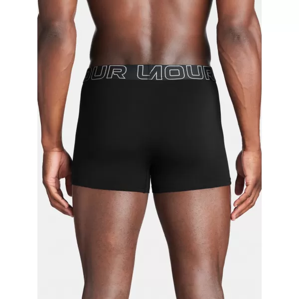  Herren-Boxershorts UNDER ARMOUR M UA PERF COTTON 3IN SCHWARZ 
