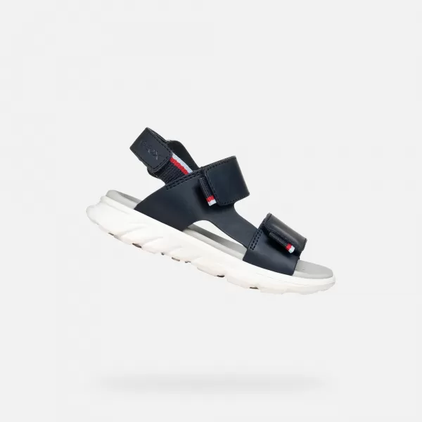  Sandalen für Jungen GEOX SANDAL AIRADYUM J55F1B0009BC0735 DUNKELBLAU 