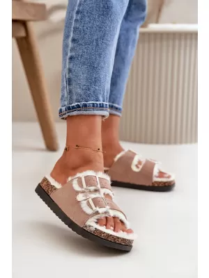 Damenhausschuhe BOTO EZILENA 33315 KHAKI