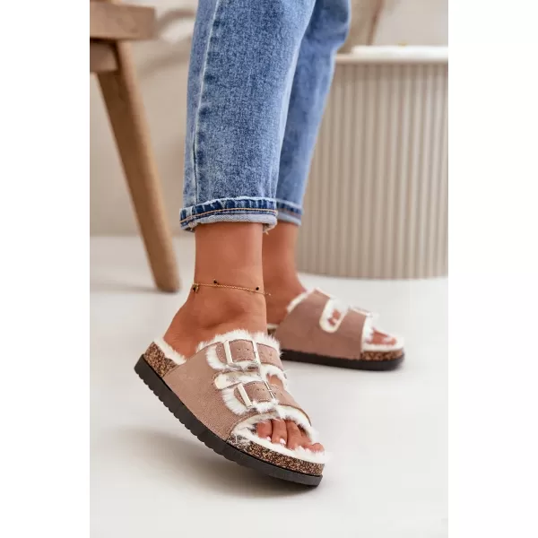  Damenhausschuhe BOTO EZILENA 33315 KHAKI 