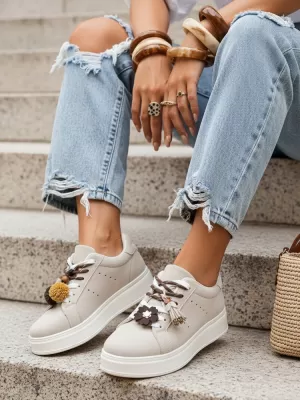 Damenschuhe DSTREET ZY1420 BEIGE
