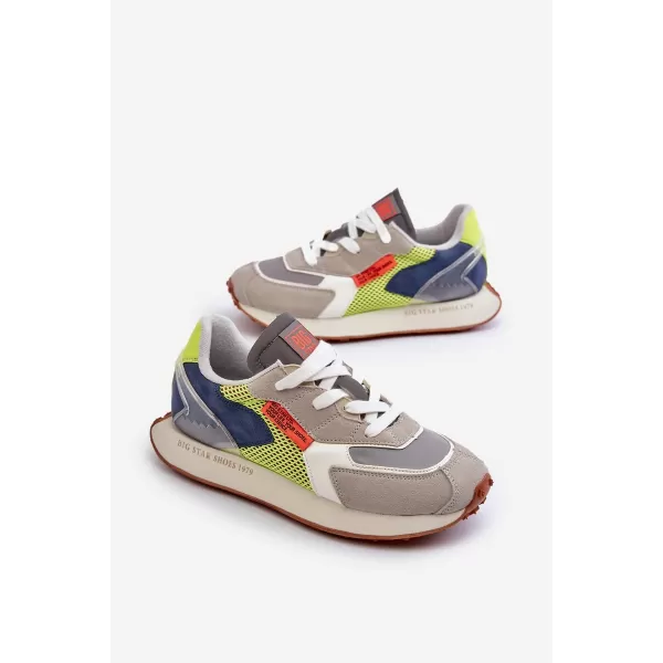  Herren-Sneaker BIG STAR NN174344 GRAU Big Star Shoes 