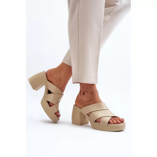  Damen-Flip-Flops ZAZOO 40373 BEIGE 