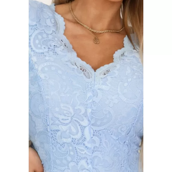  Kleid NUMOCO AMBER 309-15 HELLBLAU 