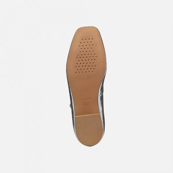  Ballerinas für Damen GEOX MARSILEA G013151 SILBER 