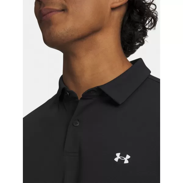  Herren-T-Shirt UNDER ARMOUR T2G PIQUE POLO 6012303-001 SCHWARZ 