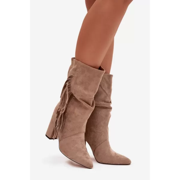  Damenschuhe mit Absatz BOTO DARLINA 40513 KHAKI 