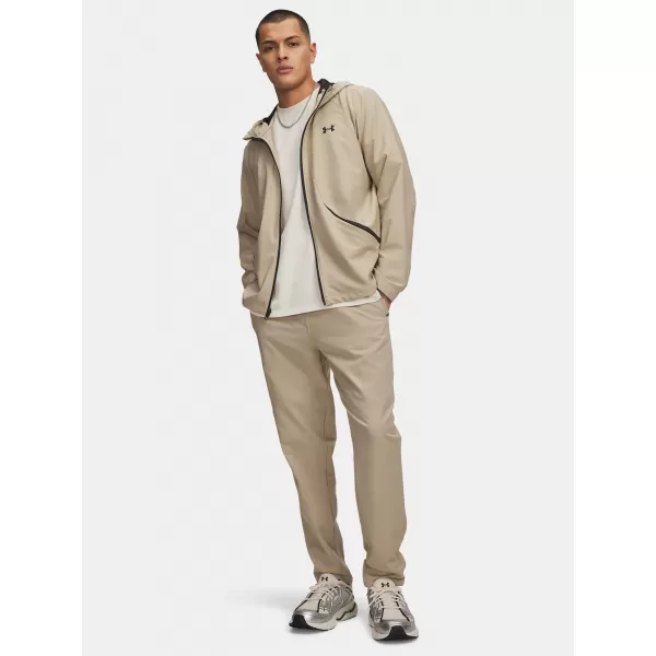  Sporthose für Herren UNDER ARMOUR UA UNSTOPPABLE TAPERED PANTS BRAUN 