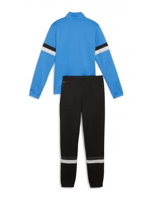 Kinderset PUMA TEAMRISE TRACKSUIT JR 658655_02 IGNITE BLUE/ IGNITE BLAU/PUMA SCHWARZ