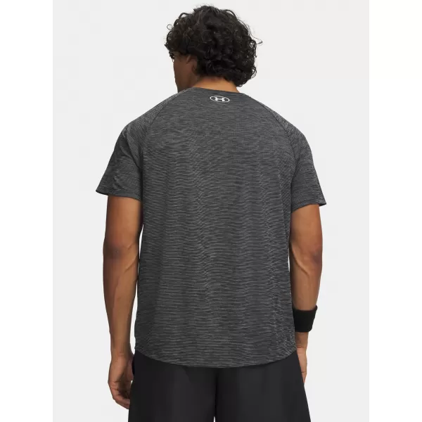  Herren-T-Shirt UNDER ARMOUR TECH TEXTURED SS 1382796-001 SCHWARZ 
