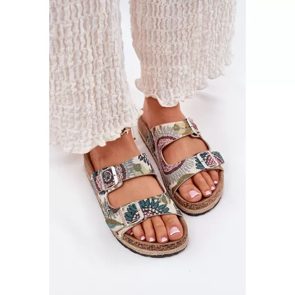  Damenhausschuhe LEE COOPER LCW-25-35-3483L MISCHEN 