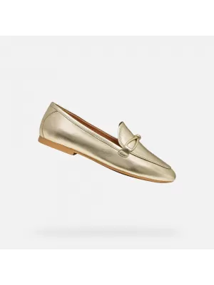 Damenmokassins GEOX NEW PALMARIA G012922 GOLDEN