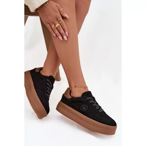  Damen-Sneaker BIG STAR SS274761 SCHWARZ Big Star Shoes 