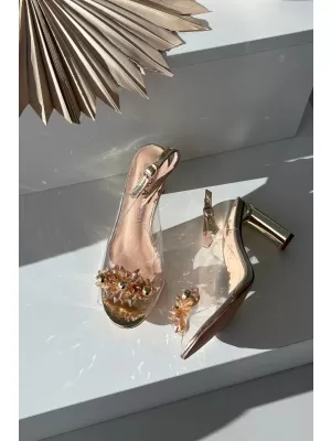 Damensandalen D&A MR52-232 GOLD
