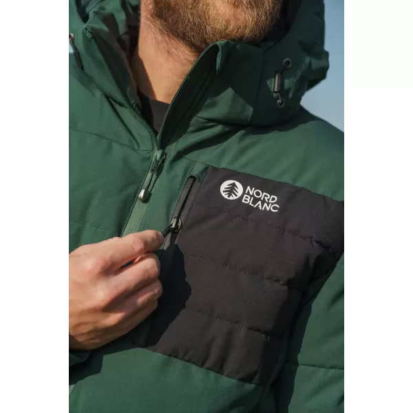 Herren-Winterjacke NORDBLANC BRAMBLE NBWJM8258 DUNKELGRÜN 