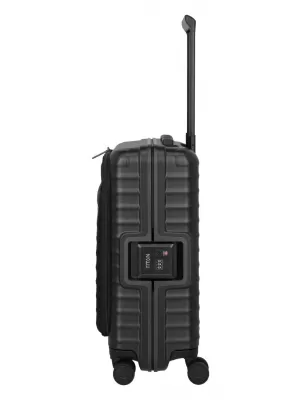 Koffer TITAN Overseas S Front pocket NACHTSCHATTEN SCHWARZ
