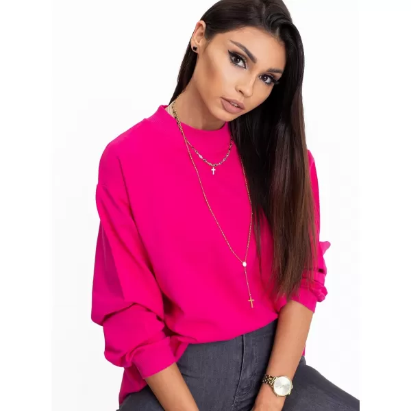  Damen-Sweatshirt BASIC FEEL GOOD RV-BL-5185.79P FUCHSIE 