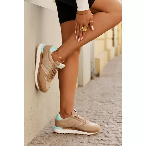 Damen-Sneaker BIG STAR RR274A048 BEIGE Big Star Shoes 