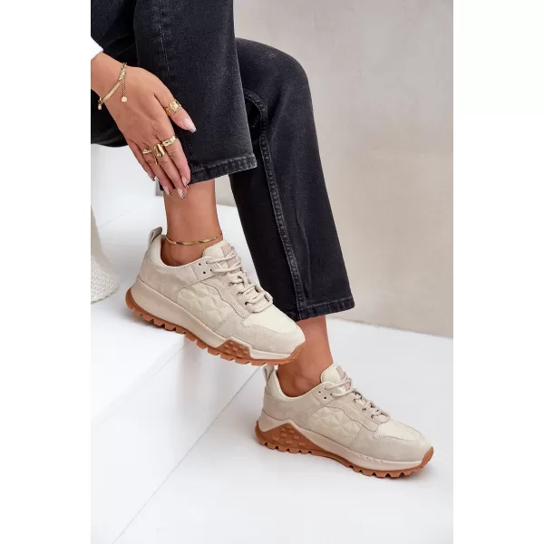  Damen-Sneaker BIG STAR OO274A315 BEIGE Big Star Shoes 