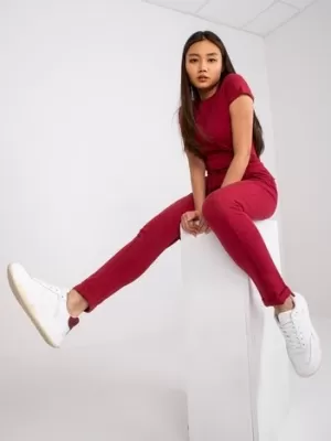 Damen-Jogginghose BASIC FEEL GOOD RV-DR-3589.06X BURGUND