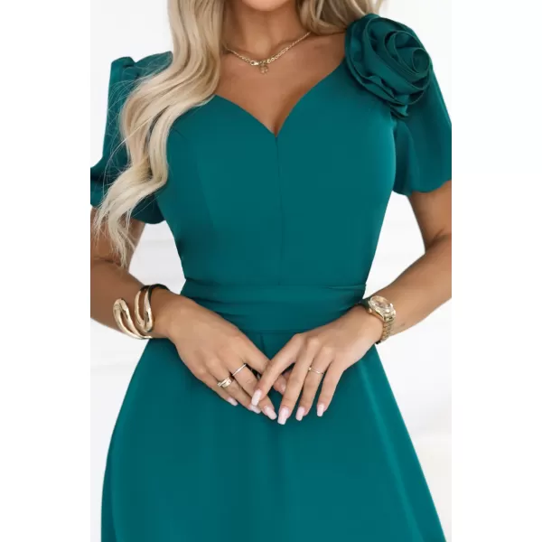  Kleid NUMOCO 653-1 FLASCHENGRÜN 