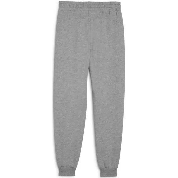 Kinderhosen PUMA TEAMGOAL CASUALS PANTS JR 658601-33 MITTELGRAU MELIERT/WEIß 
