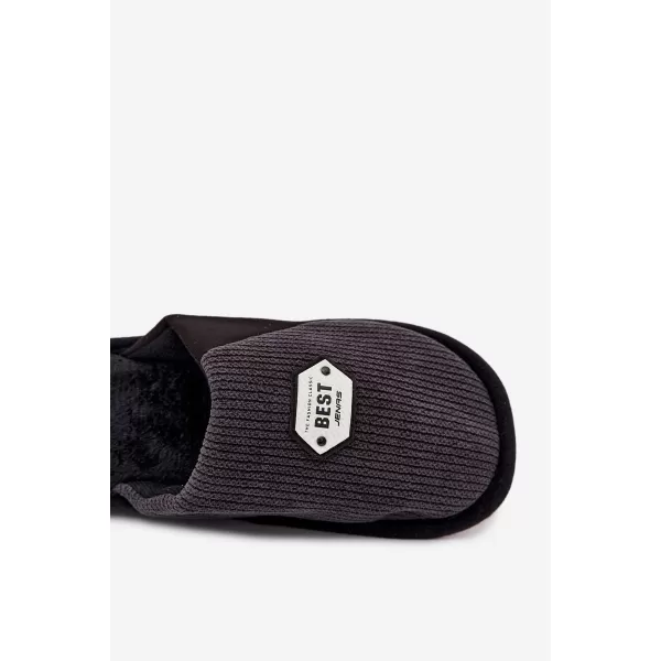  Herrenhausschuhe BOTO PRESINE 40744 SCHWARZ 