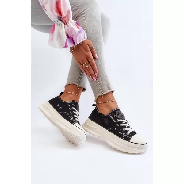  Damen-Sneaker BIG STAR NN274125 SCHWARZ Big Star Shoes 