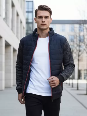 Herrenjacke DSTREET TX4397 DUNKELBLAU