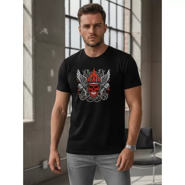  Herren-T-Shirt DSTREET NX058R SCHWARZ 