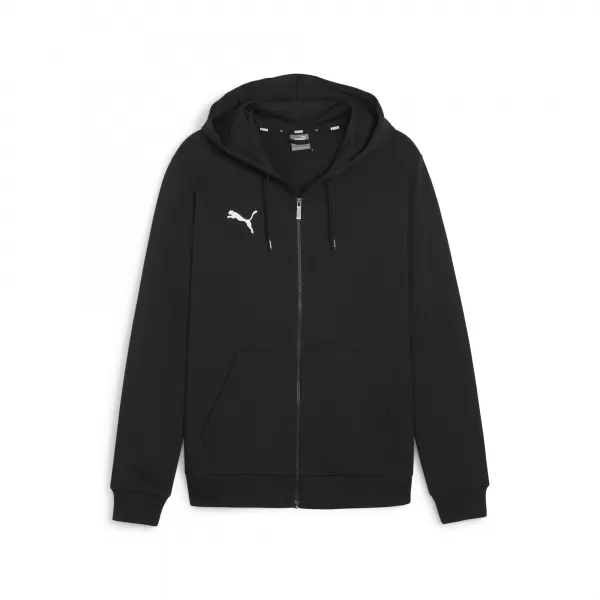  Herren-Sweatshirt PUMA TEAMGOAL CASUALS HOODED JACK 658595_03 PUMA SCHWARZ/PUMA WEIß 