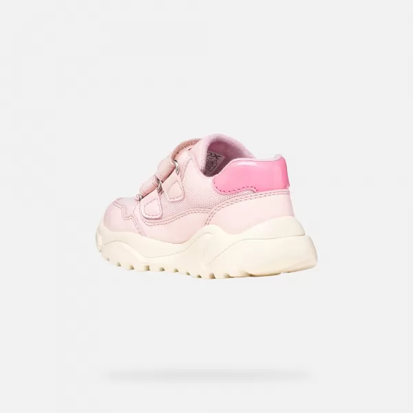  Mädchen-Sneaker GEOX CIUFCIUF B655QA0BC14C0808 HELLROSA 