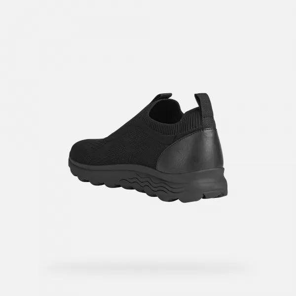  Herren-Sneaker GEOX SPHERICA G002584 SCHWARZ 