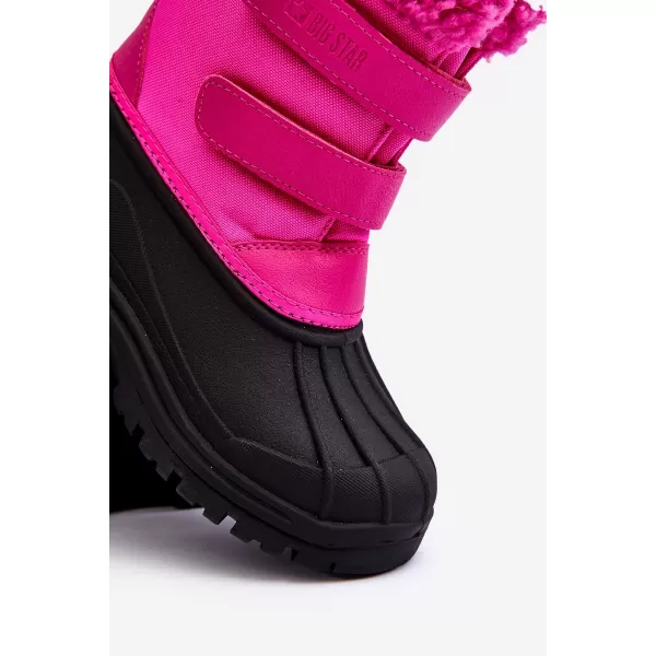  Kinder-Winterschuhe BIG STAR MM374112 FUCHSIA/SCHWARZ Big Star Shoes 