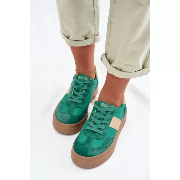  Damen-Sneaker BIG STAR TT274163 GRÜN Big Star Shoes 