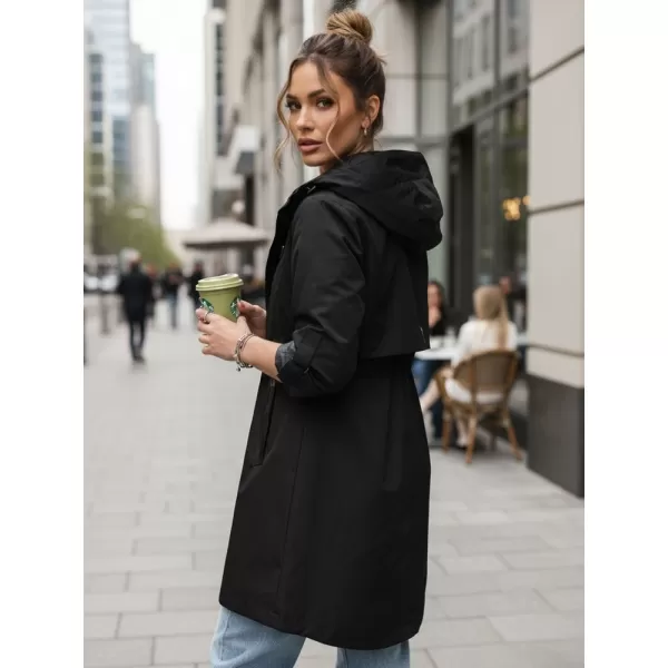  Damenmantel DSTREET TY5554 SCHWARZ 