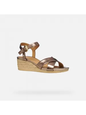 Damensandalen GEOX ISCHIA CORDA G012728 BEIGE