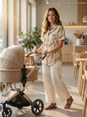 Premium-Shirt für Damen ALTISPORT VOJ/ALW049KOS01 BRAUN