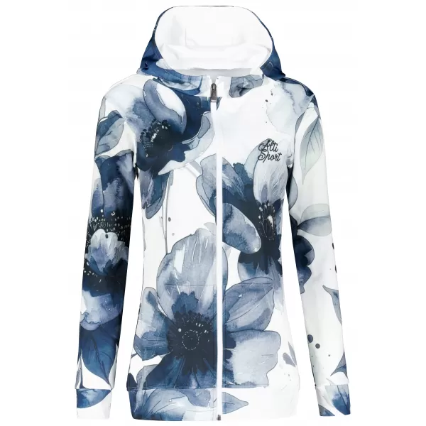  Hochwertiges Damen-Sweatshirt mit Reißverschluss ALTISPORT VOJ/ALW127MI02 SCHWARZ UND WEIß 