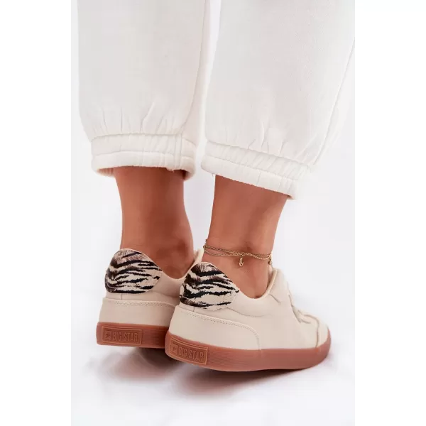 Damen-Sneaker BIG STAR TT274358 BEIGE Big Star Shoes 