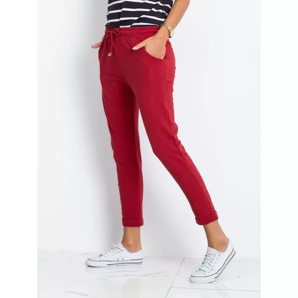  Damen-Jogginghose BASIC FEEL GOOD RV-DR-3589.06X BURGUND 