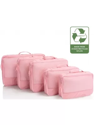 Koffer HEYS Ecotex Packing Cube 5 Pc Set ROSA SAND