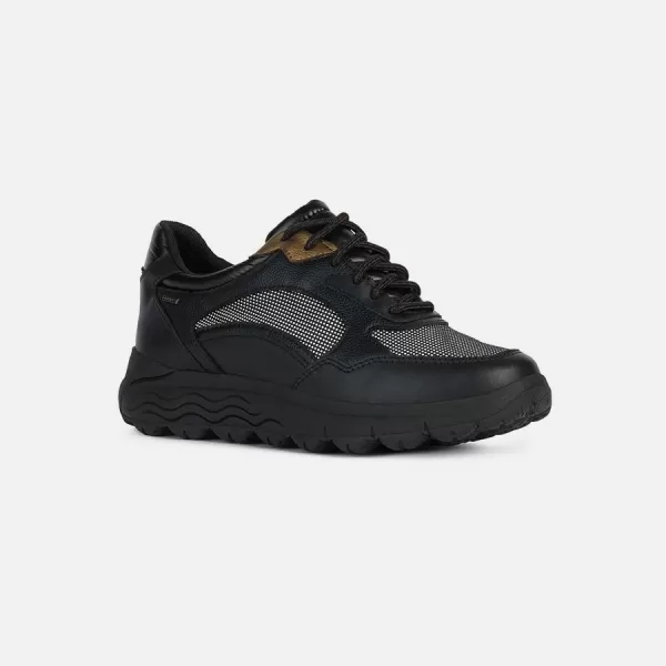  Damen-Sneaker GEOX SPHERICA G011635 SCHWARZ 