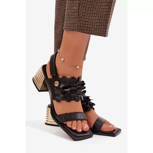  Damensandalen D&A CR61-3062 SCHWARZ 