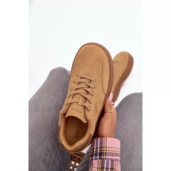  Damen-Sneaker BIG STAR SS274762 BRAUN/BEIGE Big Star Shoes 