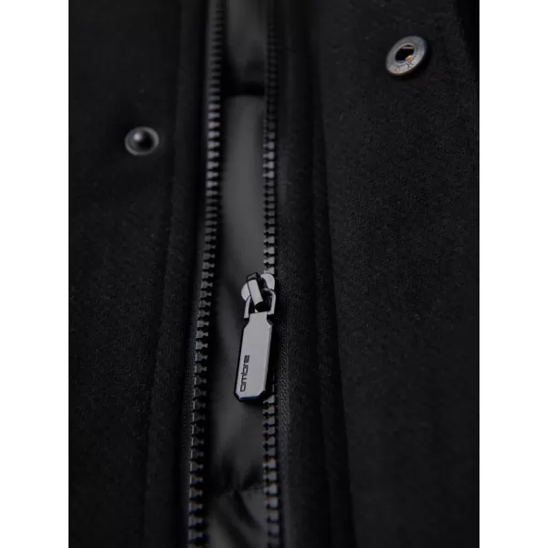  Herrenmantel OMBRE OM-COWC-0132 SCHWARZ 