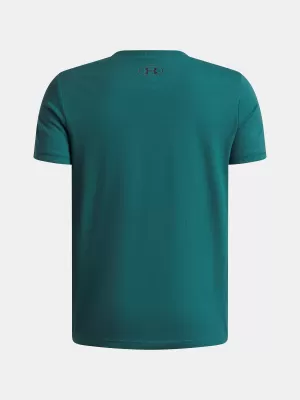 T-Shirt für Jungen UNDER ARMOUR UA B LOGO WM COLLAGE SS 6009271-338 GRÜN