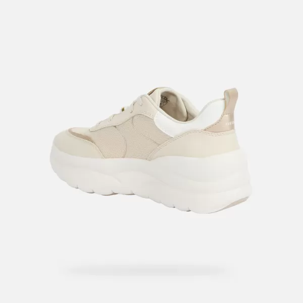  Damen-Sneaker GEOX XTROS G012868 CREMIG 